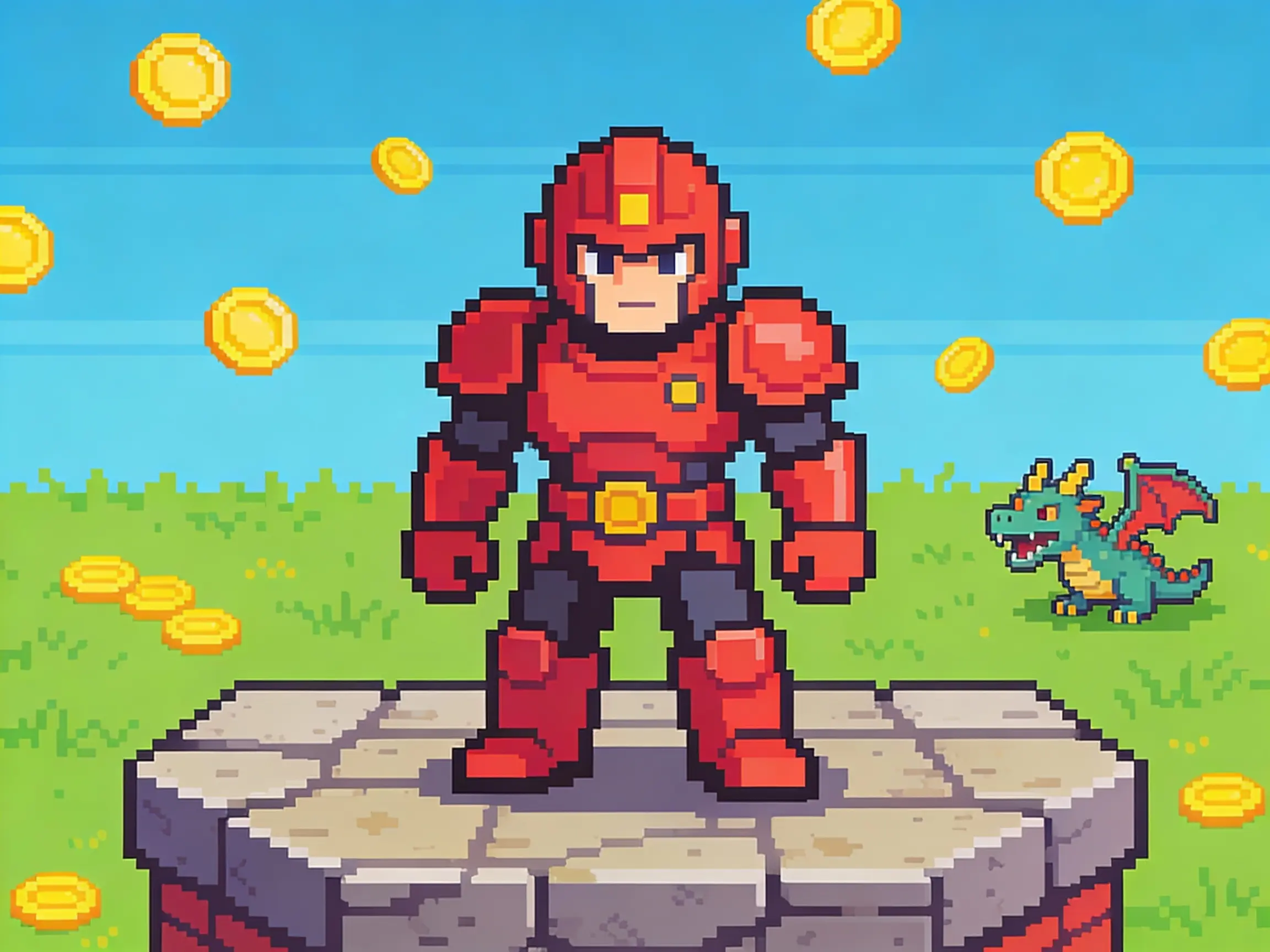 Tajemnicza postać w masce z neonowymi wzorami