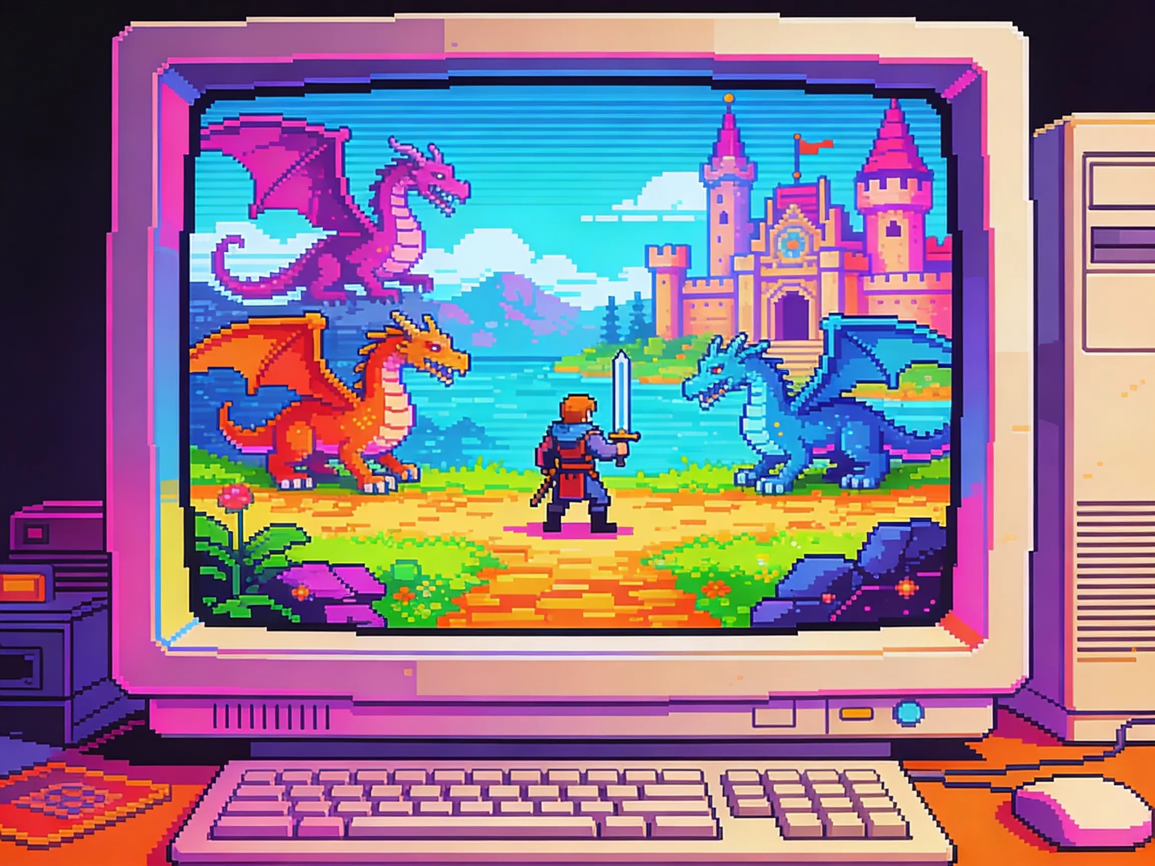 Velocity Strike - dynamiczna scena akcji w stylu anime